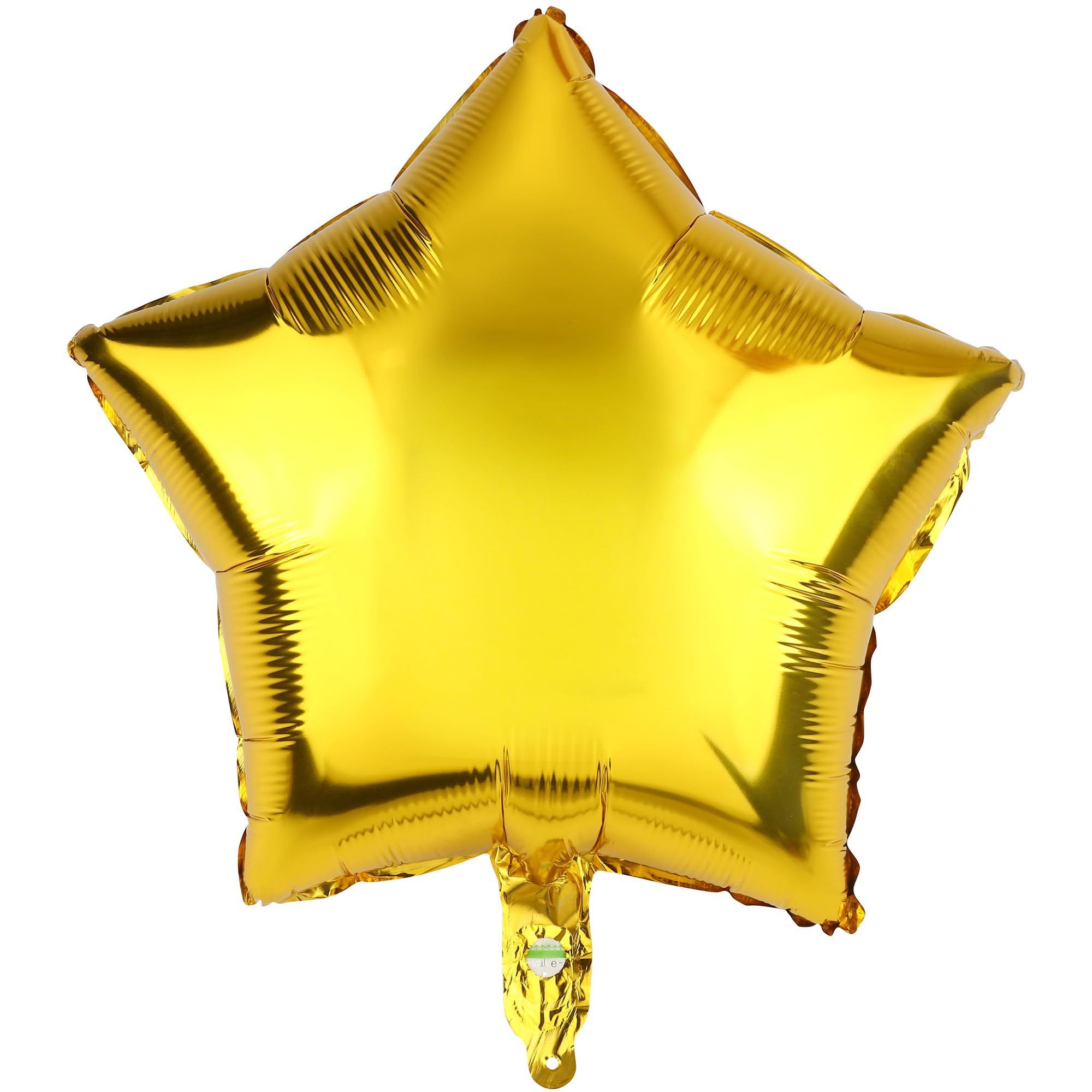 Durony 12-Piece 18 Inch Gold Star Foil Balloons - Star Shaped Mylar Helium Balloons for Birthday Party Decorations
