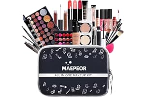 MAEPEOR All In One Makeup Kit 27PCS Makeup Kit for Women Full Kit Multi-Purpose Makeup Set for Beginners or Pros (KIT004)