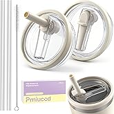 Pmiuccd 2 Pack Stanley Lid Replacement 40 oz, for Stanley H2.0 Quencher Cup Accessories, Dust-Proof Straw Cover for Stanley Cups, Spill-Proof Design, Stanley Cup Accessories