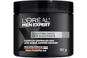 L’Oréal Paris Men Expert Sculpting Paste, Hair Paste For Men, Formulated For Extra Strong Hold With A Matte Finish For Any Cl