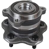 PAROD 512388 Rear Wheel Bearing and Hub Assembly | Compatible with 07-08 Altima, 09-19 Maxima, 15-16 Murano, 13-19 Pathfinder, Infiniti JX35/QX60, Mitsubishi RVR, 5Lugs ABS