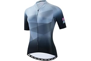 JPOJPO Bike Jersey Women, Racing Women's Cycling Shirt Tops S-3XL,4 Pockets