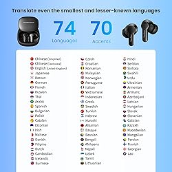 Anfier Translator Earbuds M3 Black Real Time