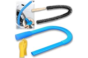 Dryer Vent Cleaning Kit, Universal Dryer Lint Vacuum Attachment with Stretch Universal Connector & Flexible Brush, Quickly Li