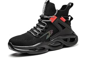 ORISTACO Work Safety Crew Boots Lightweight Breathable Industry Construction Steel Toe Sneakers