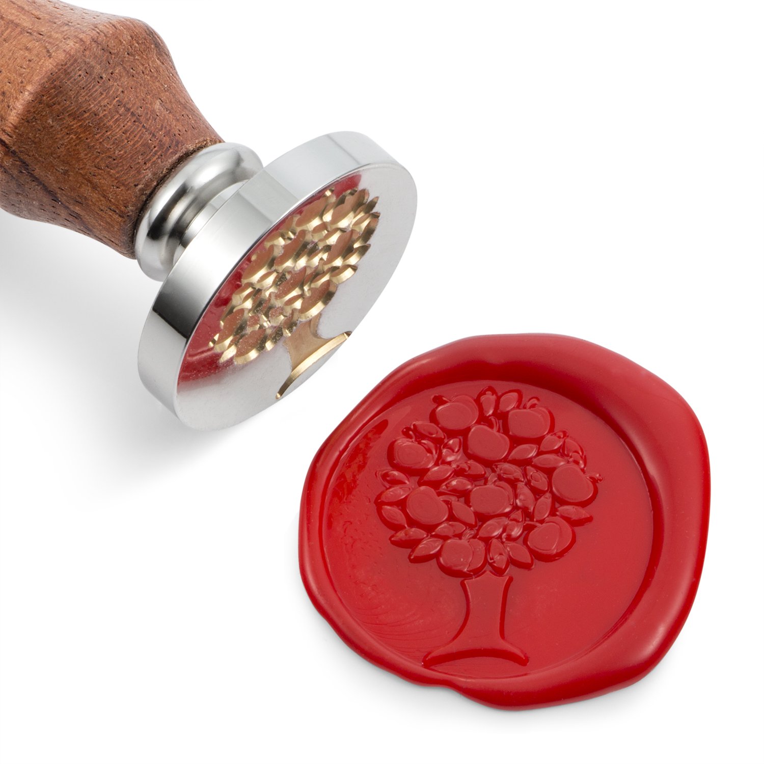 Mceal Wax Seal Stamp Pattern Group 1 (Apple Tree)