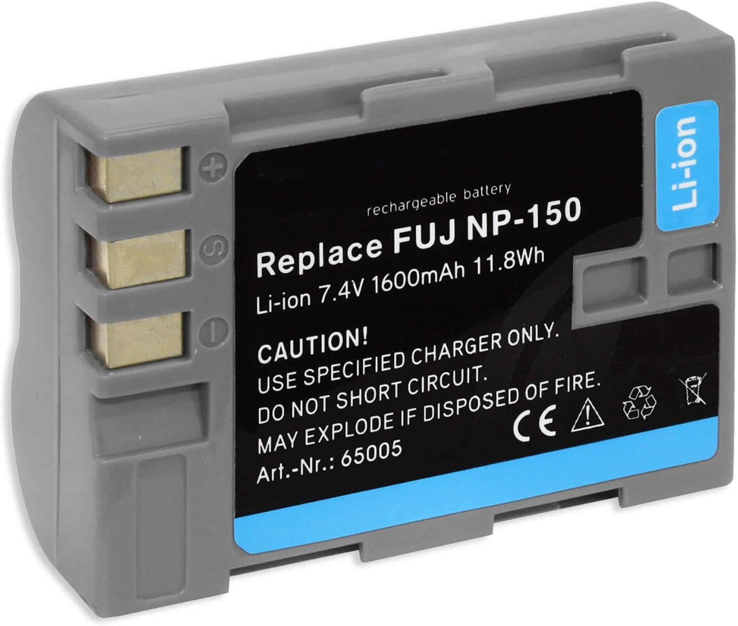 thumbnail image 2 of Kastar NP-150 Replacement Battery For Fujifilm FinePix S5 Pro - 2600mAh Li-Ion 2 of 4