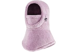Ski Mask Kids Balaclava, Boys Girls Winter Fleece Hats Beanies for Kids, Fluffy Winter Hat Ski Face Mask Cover Snow Gear