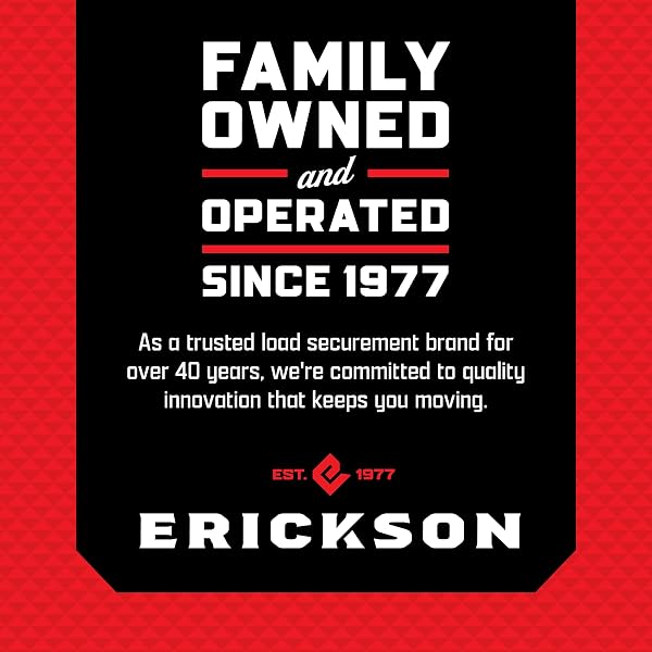 ERICKSON RETRACTABLE RATCHET STRAPS – 2 IN X 10 FT, 3300 LB BREAK STRENGTH