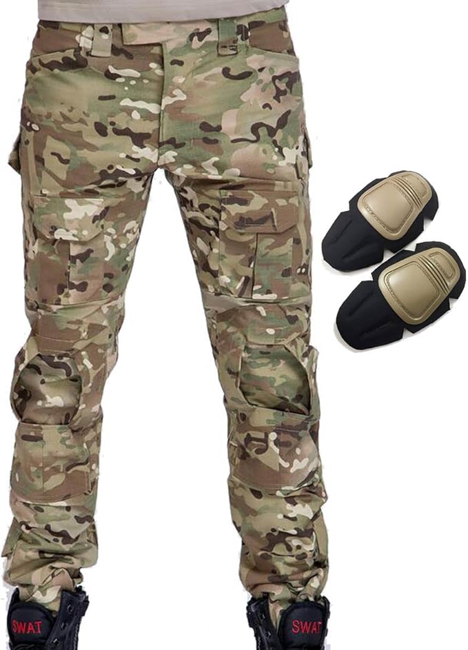 Military Army Tactical Airsoft Paintball Shooting Pants Combat Men