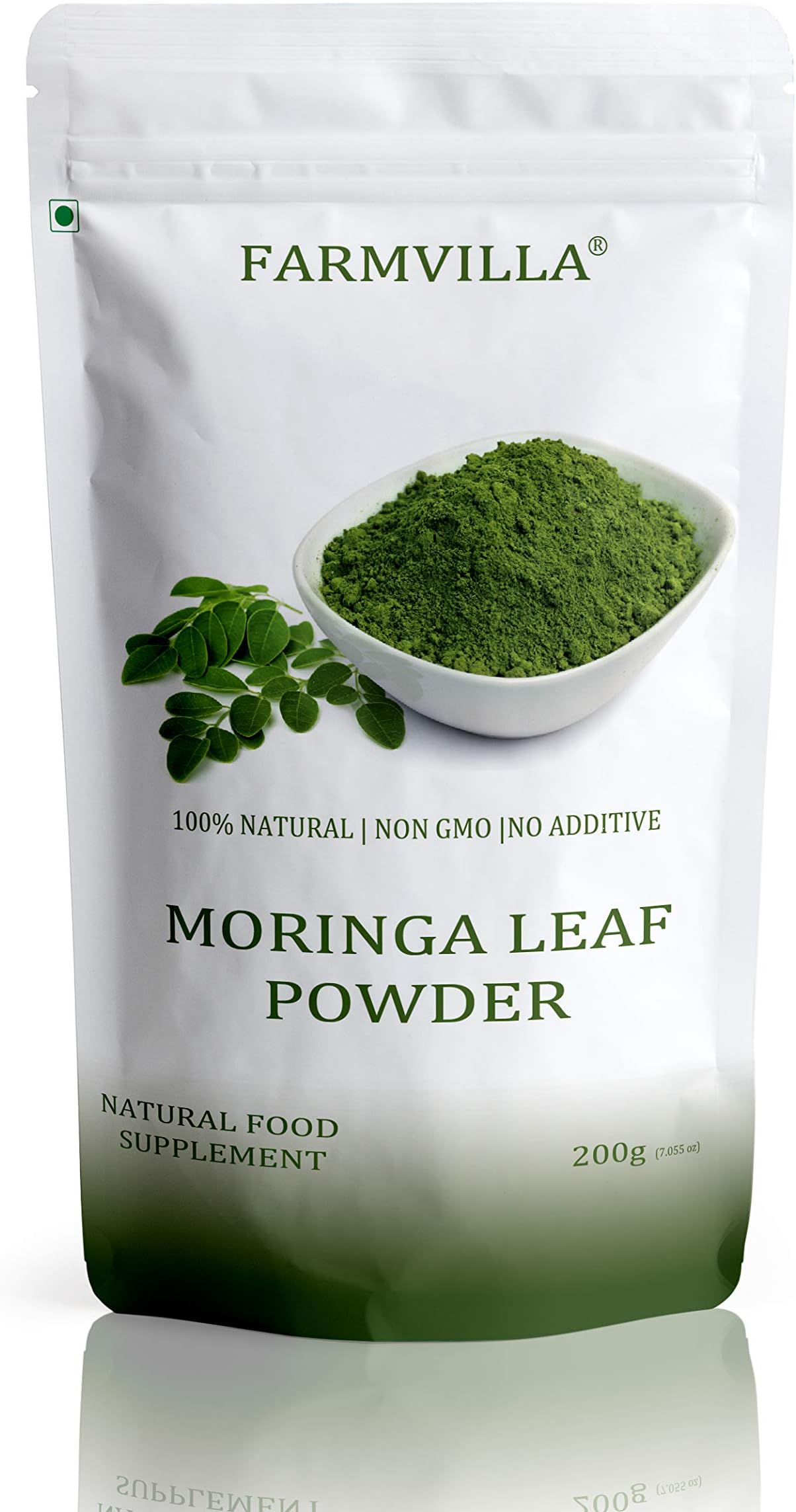 Farmvilla Natural Moringa Leaf Powder 200g