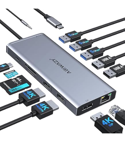 Dell 7-in-1 USB-C Multiport Adapter - Versatile Connectivity