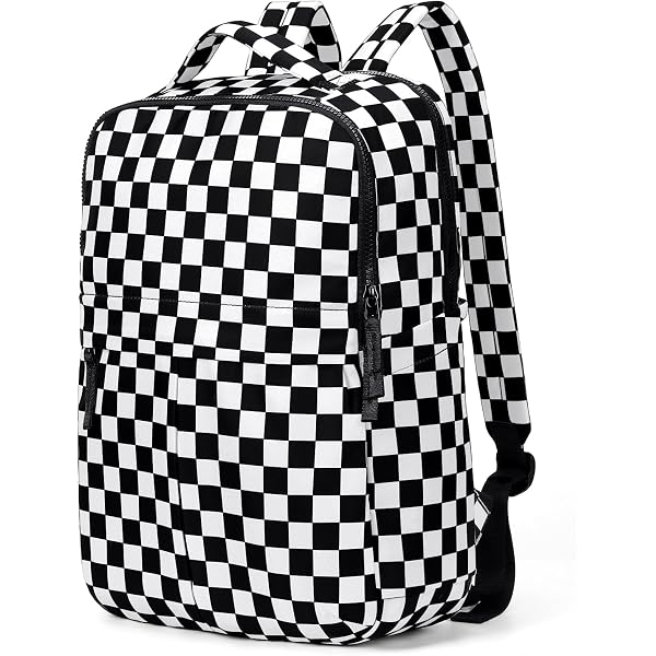 8937 Checkered Backpack Purse Plaid Back Pack Purses Leather Backpack Bags Amazon.com: ALAZA Rainbow Checkered Checker Mini Backpack  main image 3