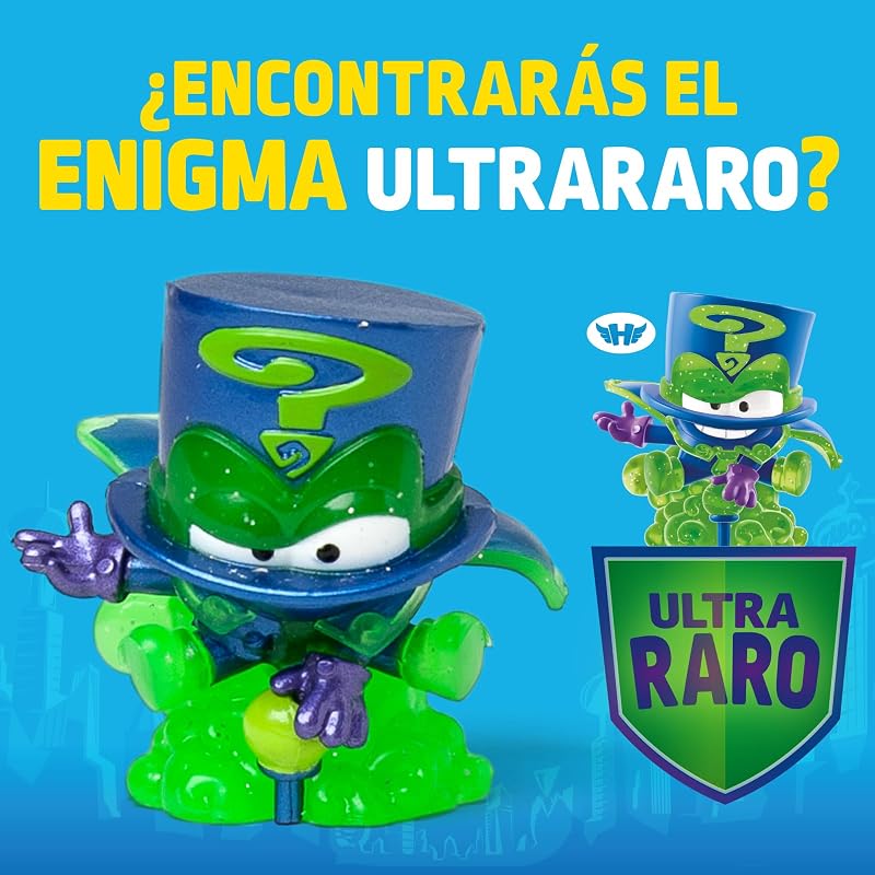 SUPERTHINGS KAZOOM Power Battle – Pack de 10. Contiene 10 SuperThings (Incluye 1 Figura Sorpresa y 1 capitán Dorado). Pack 1 de 2