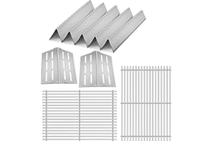 LPTNFRTN 7524 7528 Cooking Grates 7622 Heat Deflectors 7620 Flavorizer Bars for Weber Genesis Grill Replacement Parts E-310 E-320 E-330 S-310 S320 S-330 EP-310 EP-320