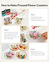 Resiners 100 Pcs Dried Flowers for Resin Crafts Preserved Real Flowers Kit view 7