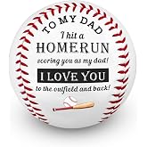 Keyitulo Dad Baseball from Daughter Son, Stocking Stuffers Baseball for Dad | Coolest Gift for Dad, Birthday Gifts Ideas for Dads, To My Dads Gift for Fathers Day Birthday Christmas Thanksgiving
