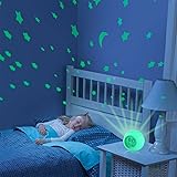 Tarklanda Alarm Clock for Kids,Moon Stars Projector