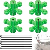 Alocs Silicone Compound Crossbow Archery String Silencers, Green, 4 Pack | Bowstring Dampeners for Recurve, Longbow