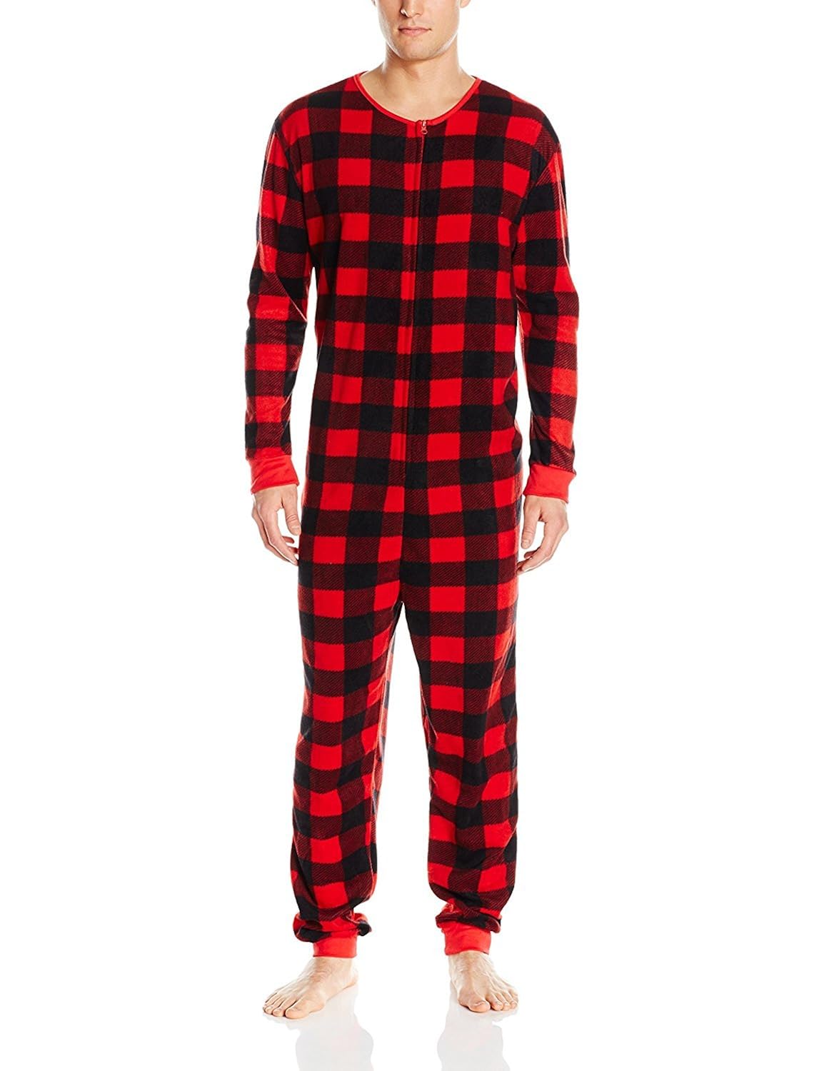 Mens plaid onesie Clearance