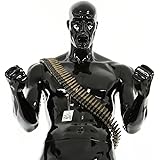 Catsobat レプリカ 軽量リアル弾丸ショルダーベルト サバイバルゲーム SWAT 特殊部隊 ハロウィンアイテム 戦闘服備品 レプリカ弾丸ショルダーベルト サイズ調整可