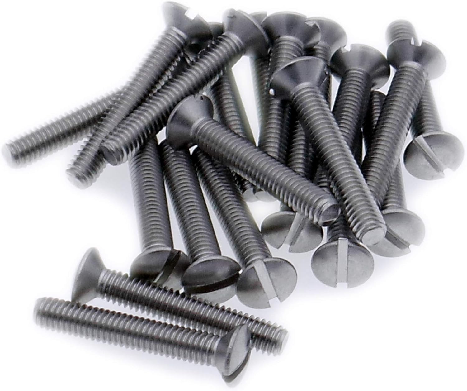 M5 (5mm x 40mm) Slot Raised Countersunk Machine Screw (Bolt) - Stainless Steel (A2) (Pack of 20), Silver, M5 x 40 - A2 - Image 3