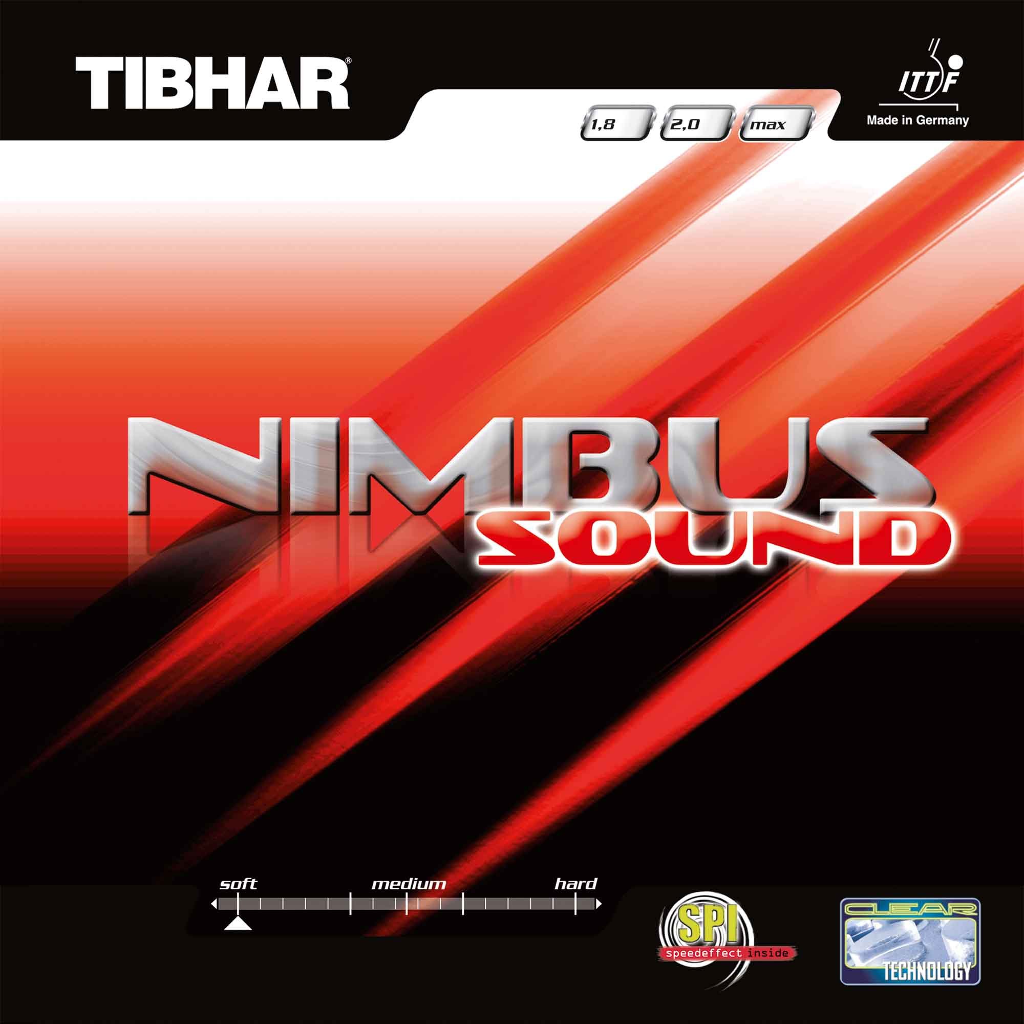 Tibhar Nimbus Sound offensive rubber, 2.3 mm