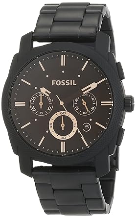 Fossil Chronograph Analogue Black Dial Watch for Men