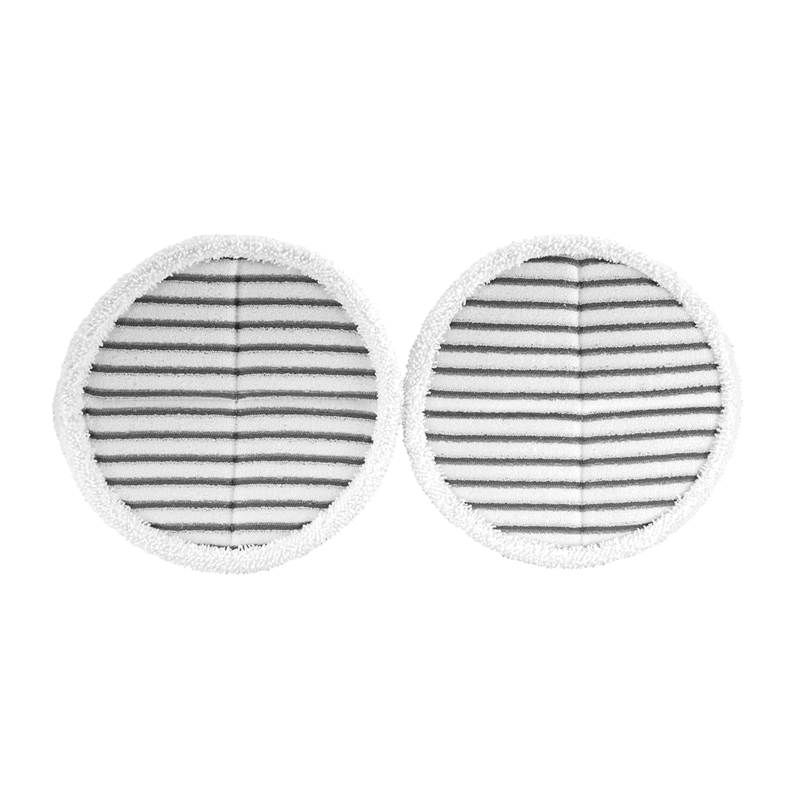 BISSELL Scrubby Pads for SpinWave, SpinWave + Vac, 4-Pack, White, 2138