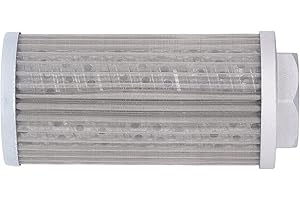 Oil Filter, Oil Filter WU 100 Oil Suction Filter Hydraulic Suction Valve Metal Mesh Oil Filter Tubular Connection, Air Filter