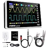 FNIRSI 1013D Plus Oscilloscope - Portable Handheld Tablet Oscilloscope with 100X High Voltage Probe, 2 Channels 100Mhz Bandwi