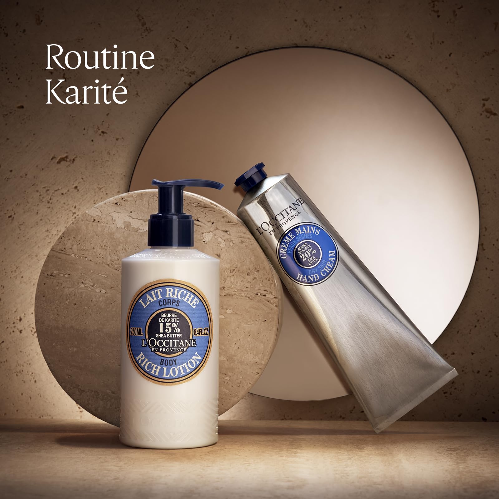 L'OCCITANE 15% Shea Butter Body Rich Lotion, Moisturizes, Nourishes & Soothes Dry Skin, Anti-Aging, Lightweight, Non-Greasy, Hydrating Skincare, Vegan