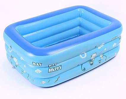 Amazon Com Sealive Blue Kids Inflatable Pool 47 24 X 27 56 X