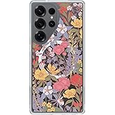 OtterBox Samsung Galaxy S25 Ultra Symmetry Series Clear Magnet Case - Wildflower