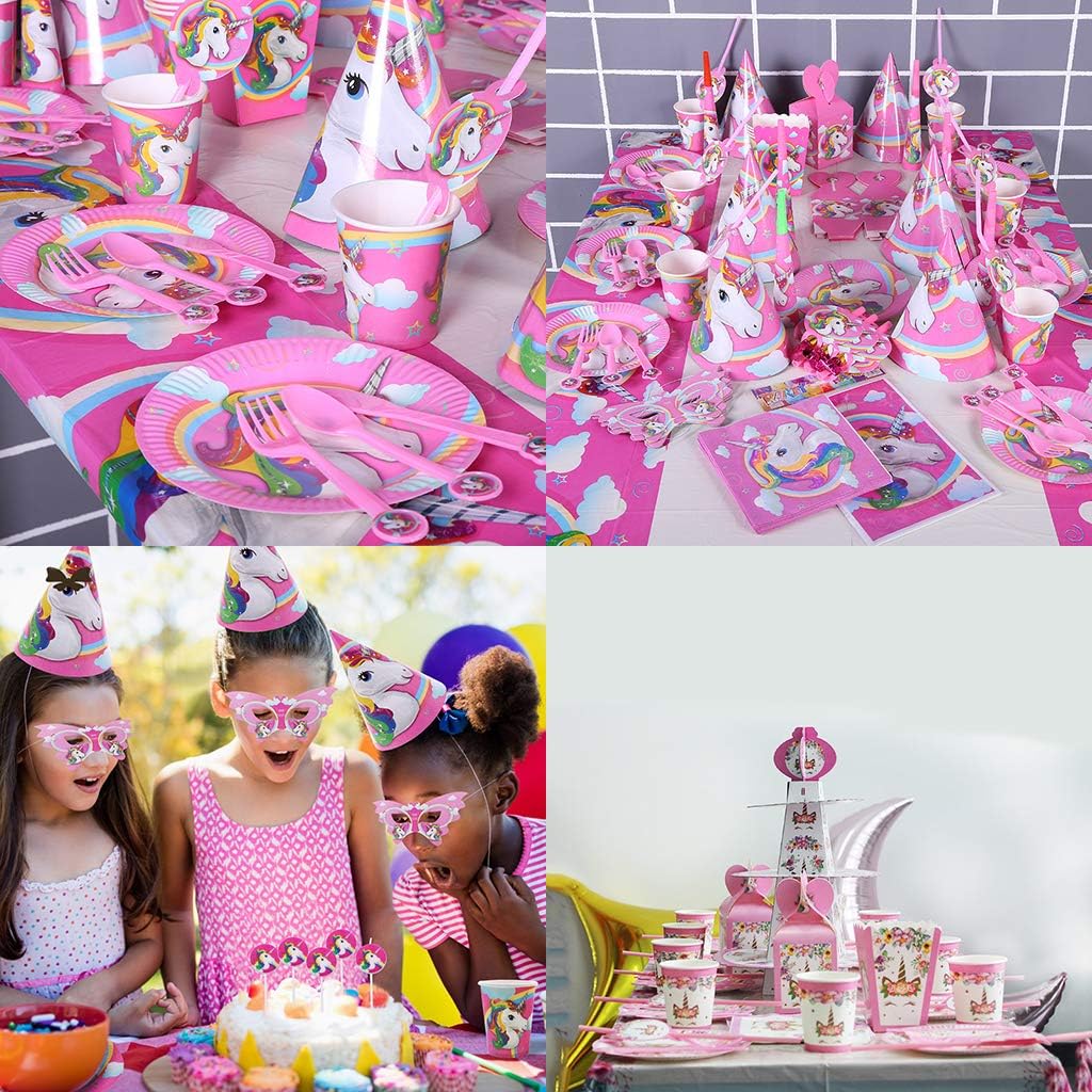 Tumao 80pcs Vaisselle Jetable Anniversaire Vaisselle Enfant Licorn Decoration Anniversaire Licorne Assiette Pour Anniversaire Decoration Vaisselle Jetable Commerce Industrie Et Science Dwteam In