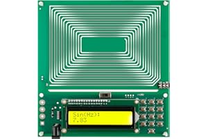 PTMTFYL Schumann Generator, 7.83Hz 0.01Hz~100000Hz Adjustable Schumann Sine Wave Resonance Generator, Ultra Low Frequency Pulse Generator, USB Rechargeable for Relaxation (Green)