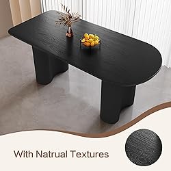 Guyii 62.99" Dining Table Set with 6 Chairs, Modern