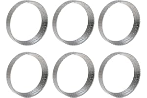 SHUNMO Exhaust Gasket for Harley Big Twin Davidson Bikes Touring Sportster Dyna Softial Evo 1984-2021 (Pack of 6)