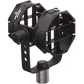 Audio-Technica AT8415 Microphone Shock Mount | Vibration isolation and noise reduction with universal microphone grip and adjustable tilt