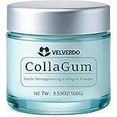 Velverdo Collagen Tooth Powder, Collagen Tooth - Hydroxyapatite Toothpaste Powder, Strengthens Enamel & Gums, Natural Oral Care Formula (1pc)