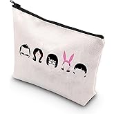 BDPWSS Burger Family Makeup bag Burgers Inspired Gift Burgers Cartoon TV Show Merchandise Zipper Pouch (Belcher Family)