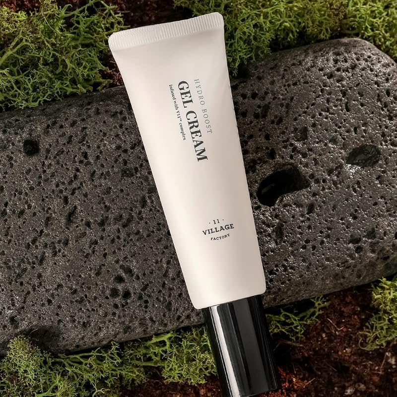 [VILLAGE 11 FACTORY] HYDRO BOOST GEL CREAM (50ml) Koreanische Hautpflege – Feuchtigkeitsspendende und beruhigende Gel-Gesichtscreme – Hyaluronsäure und Kamille – 87% natürliche Inhaltsstoffe – vegane — Foto 2 von 8