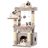 Heybly Cat Tree, Kitten Tower with Large Soft Cat
