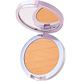 tarte face tape pressed powder – Medium-Coverage Waterproof Powder with Hyaluronic Acid, Snow Mushroom & Peptides to Smooth & Set Makeup, Lightweight, Vegan & Cruelty Free