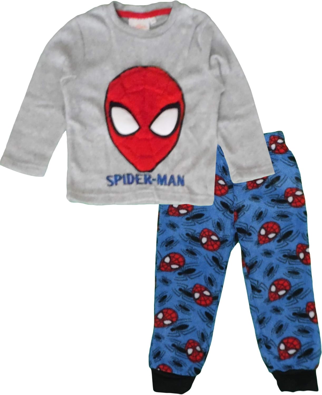 Pyjama Court Garçon Marvel Spiderman - Haut Et Short - 100% Coton - Taille 4-5 à 9-10 Ans - Licencié Officiel