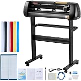 VEVOR Vinyl Cutter Machine Upgraded 28" Paper Feed Cutting Plotter Bundle | Compatible with Windows System, Adjustable Force &amp; Speed Vinyl Printer with Powerful Stepper Motors, Signmaster Software