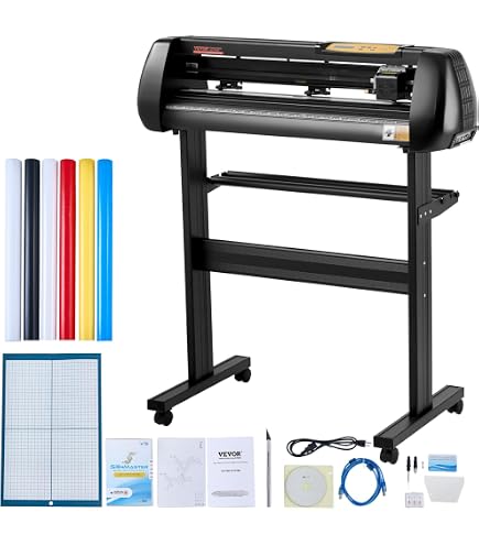 Amazon.com: VEVOR Vinyl Cutter Machine, 28 inch Max Feed Width