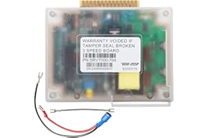 DRIZZLEN SRV7000-704 Stove Control Box 3 Speed Control Board for Quadrafire Pellet Stove Parts SRV7000-704, for Quadra-Fire CB1200,1200I Castile FS & Insert, Contour and SantaFe & Santa Fe Pellet Stoves