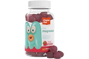 ZAHLER Chapter One Magnesium Gummies, Great Tasting Magnesium for Kids, Calm Kids Magnesium, Magnesium Gummies for Women and Men, Certified Kosher, (60 Flavored Gummies)