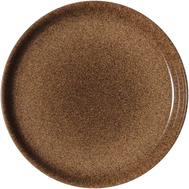 Denby Studio Craft Chestnut Coupe Dinner Plate, Ceramic, Brown, 26 x 26